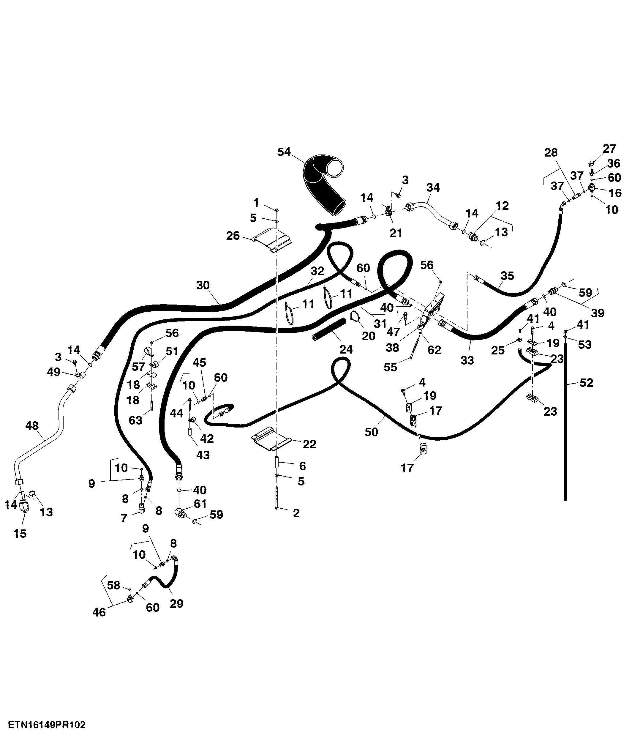Selective Control Valve Lines, High Flow, Scraper, PST, No Hitch, IV SCV (2/2 )