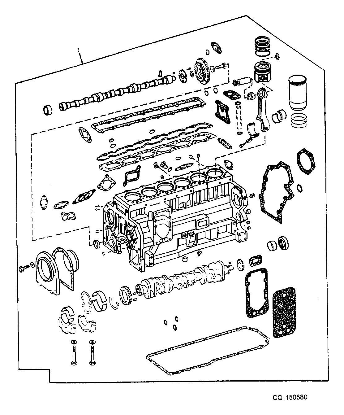 SHORT BLOCK ASSEMBLY - ENGINE 7.6L