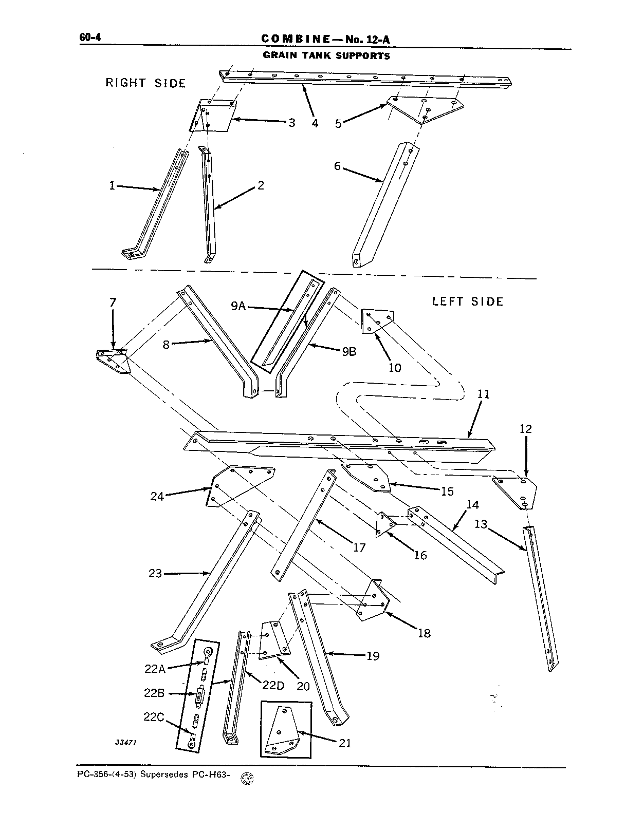 Section 60-Grain Tank and Unloading Auger (Continued)