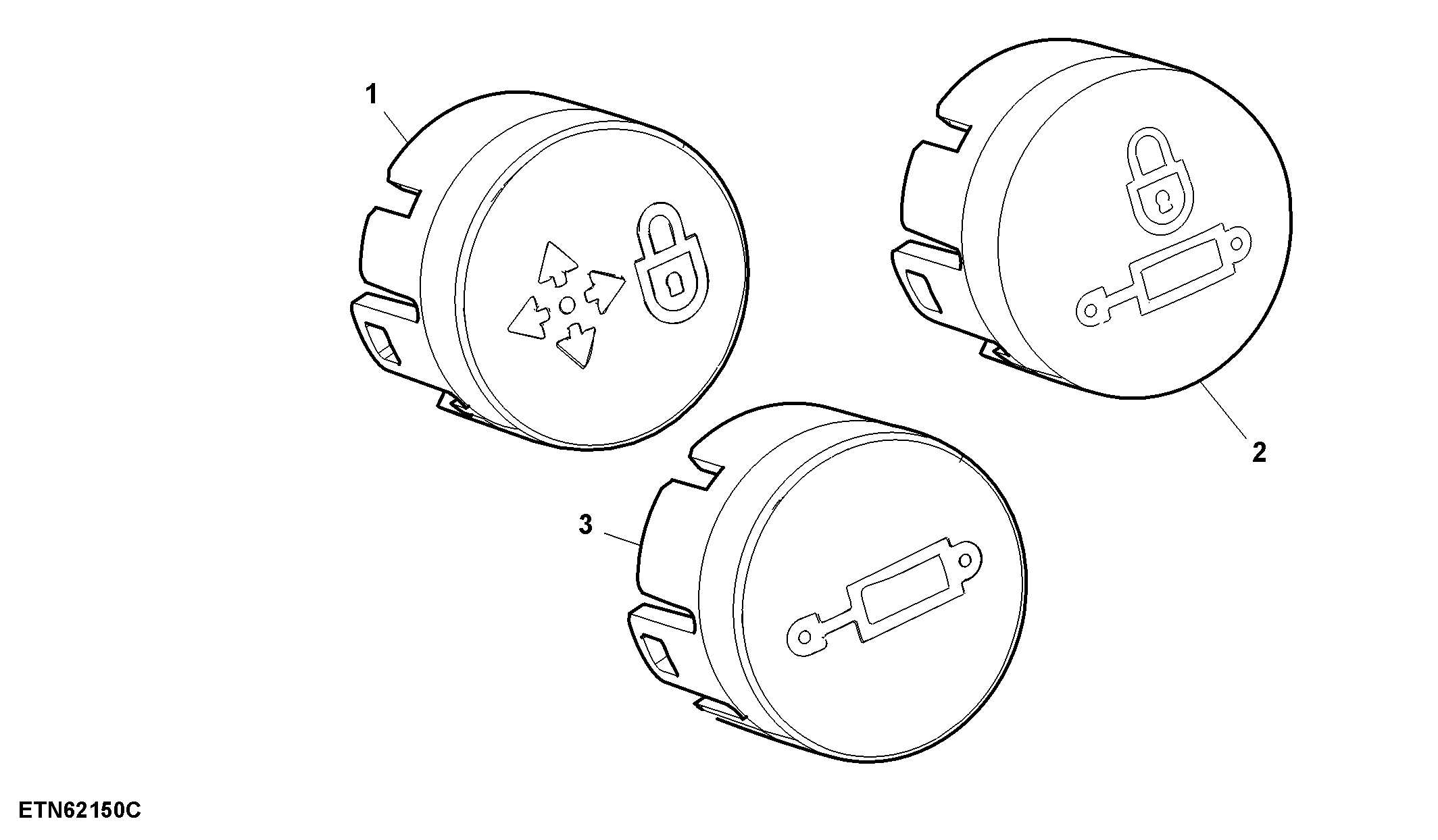 Push Buttons, Switch Module W/ Electrical SCV, Electrical ICV