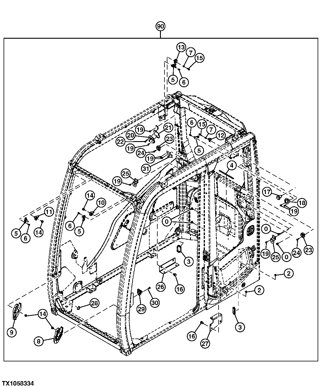 Cab Components (Brackets, Bushings and Stoppers)