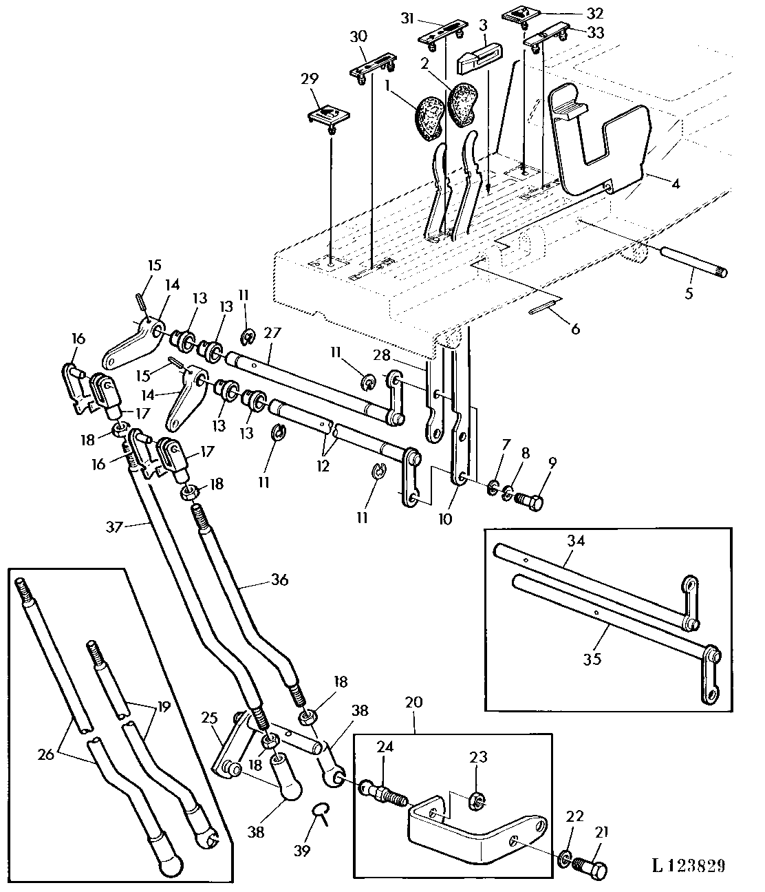 SELECTIVE CONTROL VALVE LINKAGE (POPPET TYPE) SG2 CAB