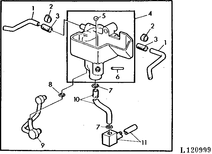 LUBRICATING LINES/OIL CUP (SYNCHRONIZED TRANSMISSION)