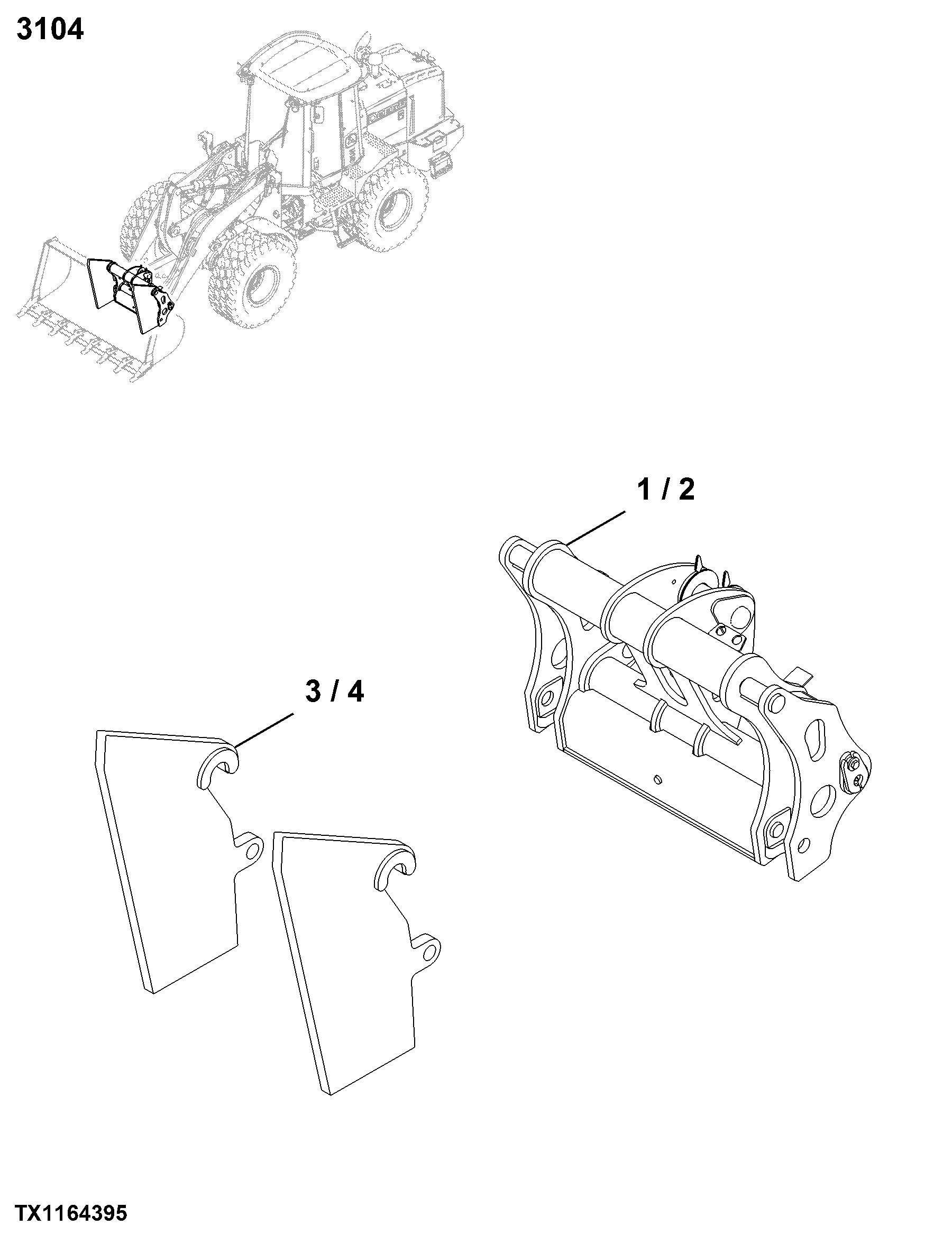 3104 Attachment Coupler