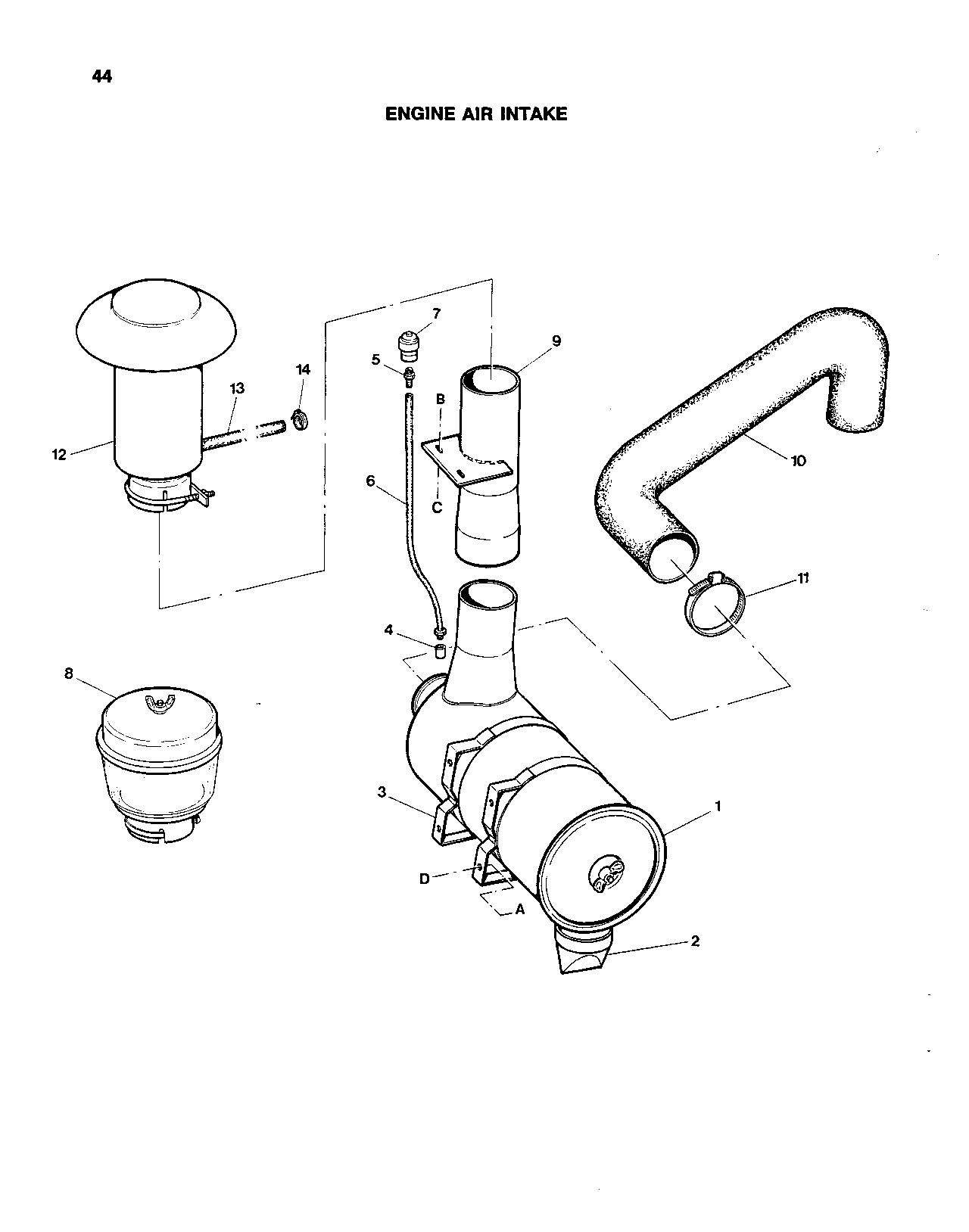 Air Cleaner & Pre-Cleaner, Engine