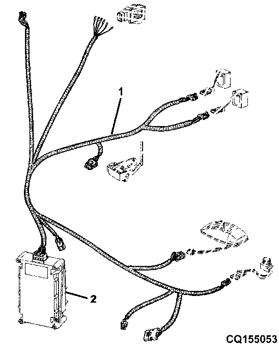 WIRING HARNESS, HCU