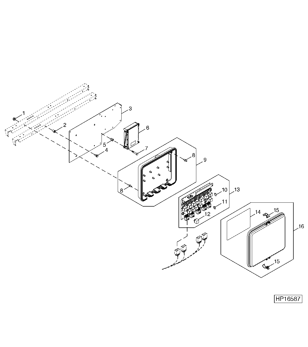 Circuit Breaker, Relay, And ECU Panel ( - 720100)