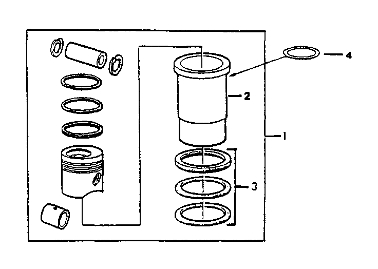 CYLINDER LINER AND PISTONS/REPAIR KIT
