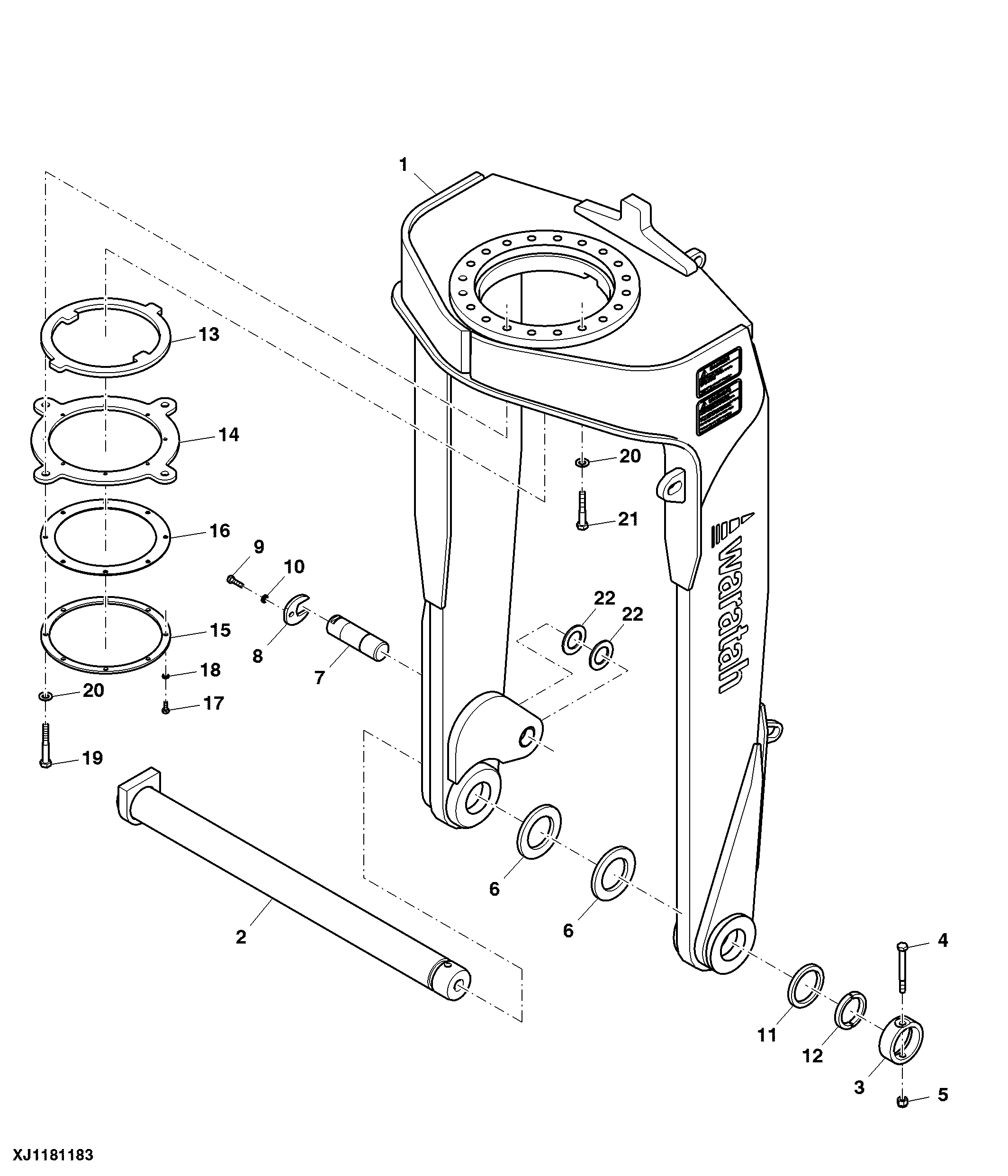 Tilt Frame (Continuous Rotation And Thru Hosing)