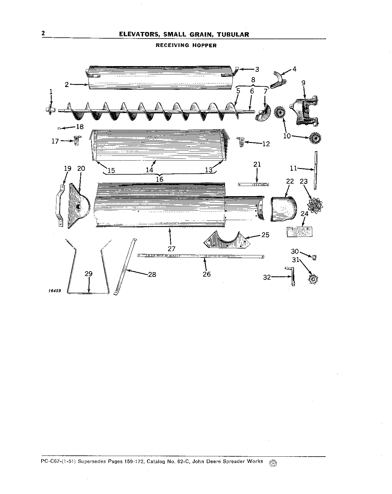 Elevators, Small Grain, Tubular Hopper, Receiving