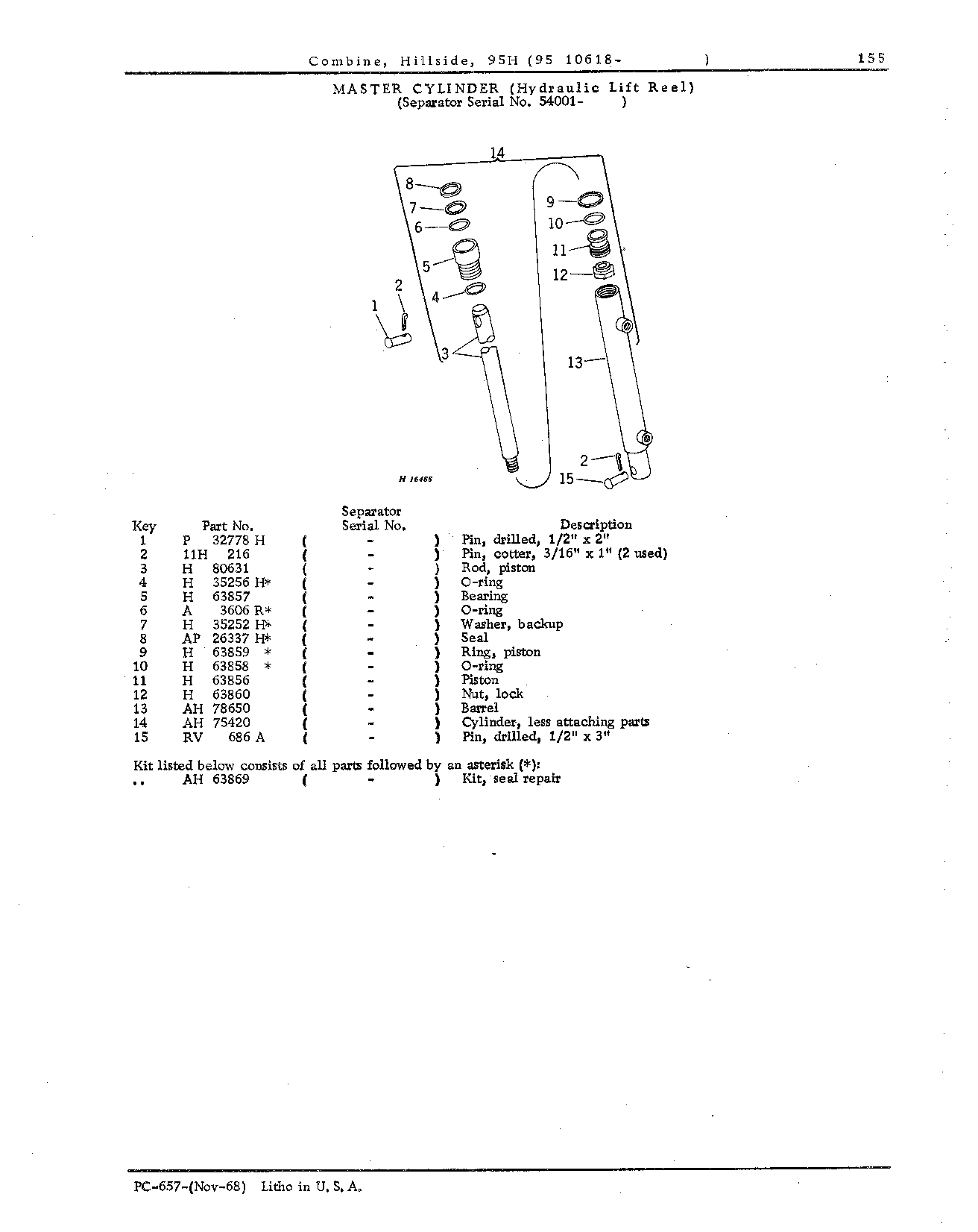 Lift Reel Hydraulics (Continued)