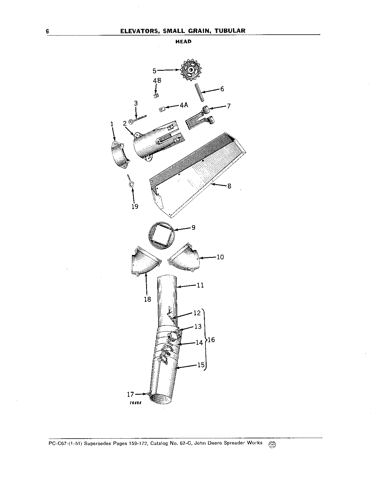 Elevators, Small Grain, Tubular Head