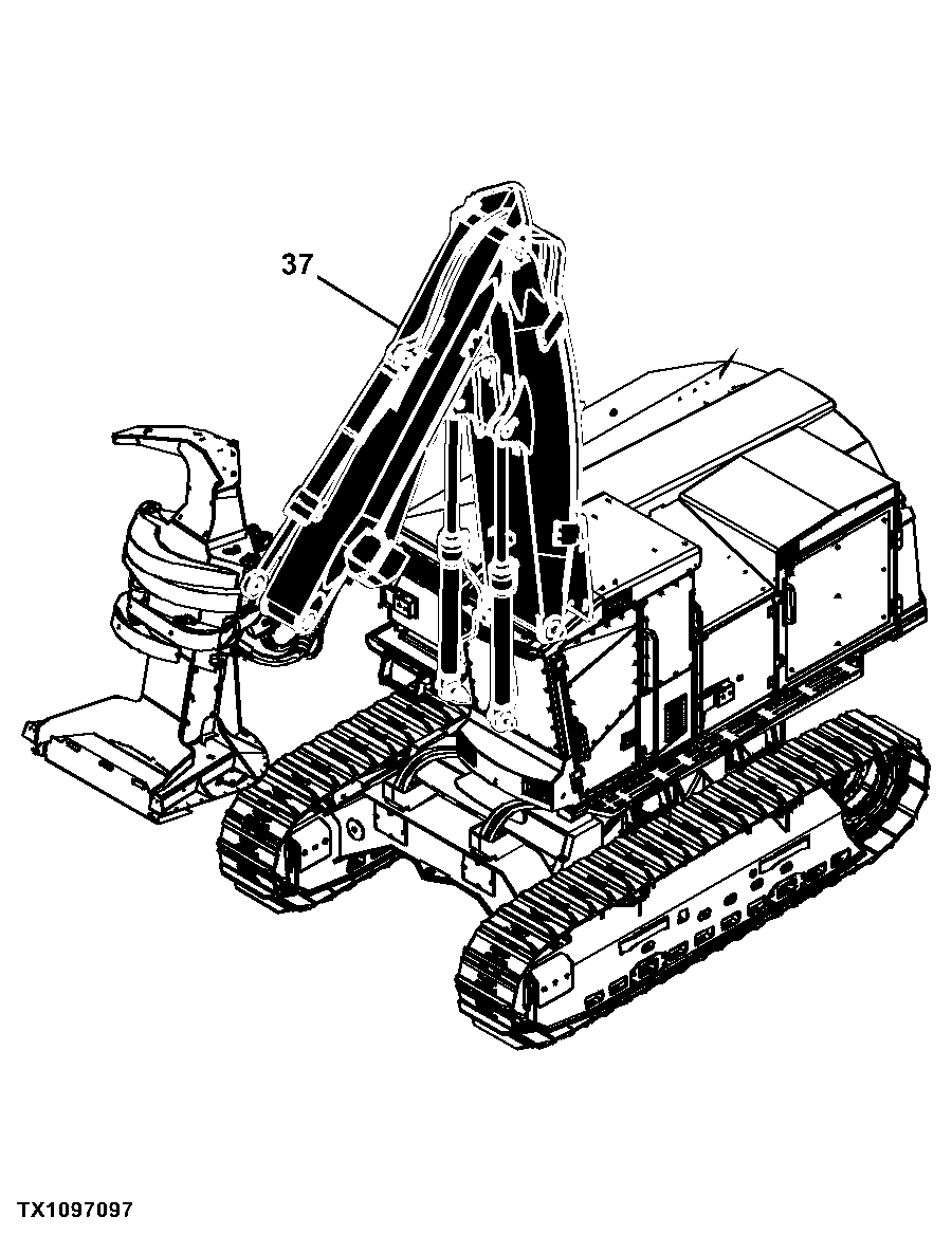 909K Tracked Feller Buncher (PIN: 1T0909KX_ _D181103 - D270472)(PIN: 1T0909KX_ _C181103 - C270472)