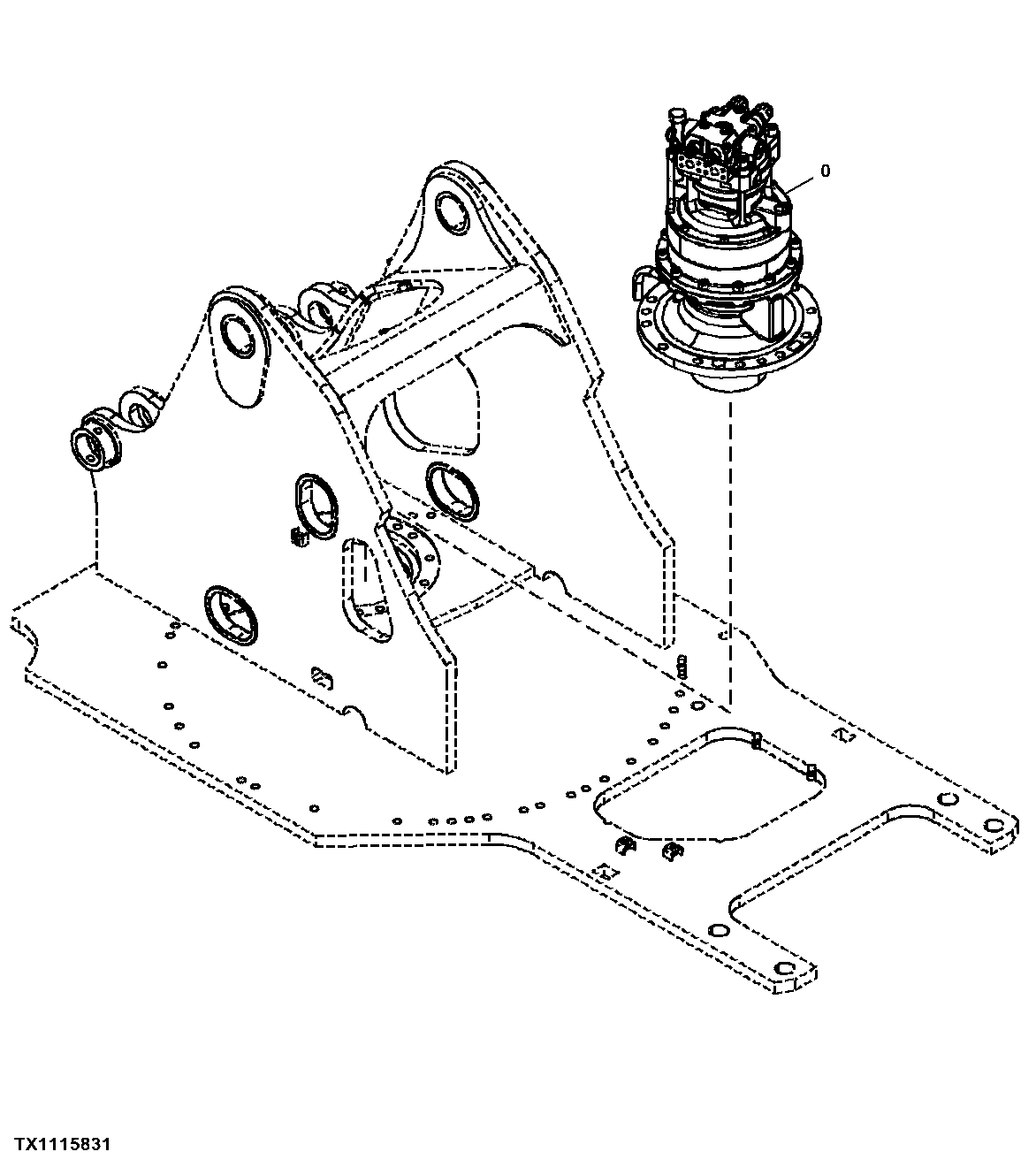 Swing Motor and Gear Case