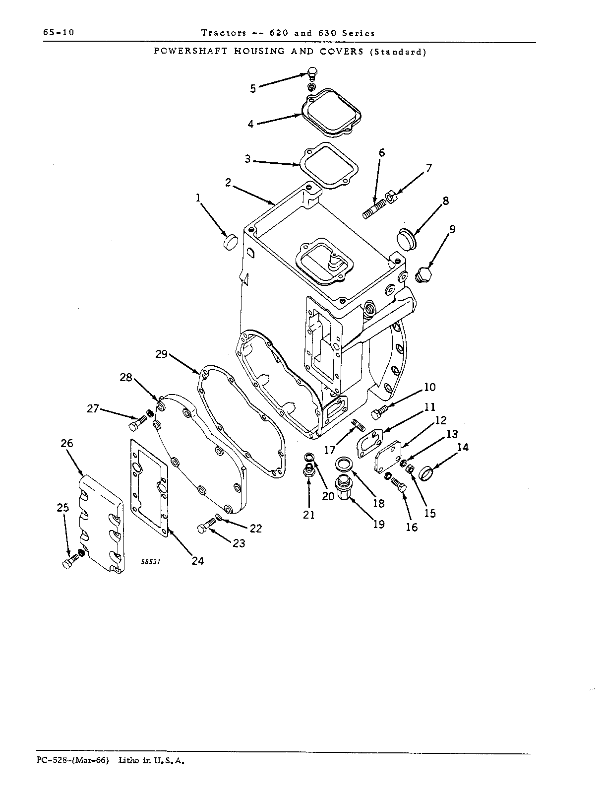Housing, powershaft (Standard)