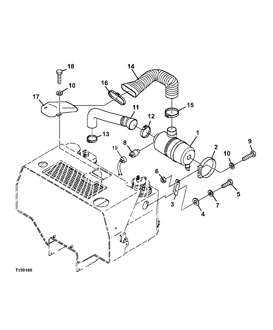AIR CLEANER, AIR CLEANER HOSES AND AIR FILTER ELEMENTS
