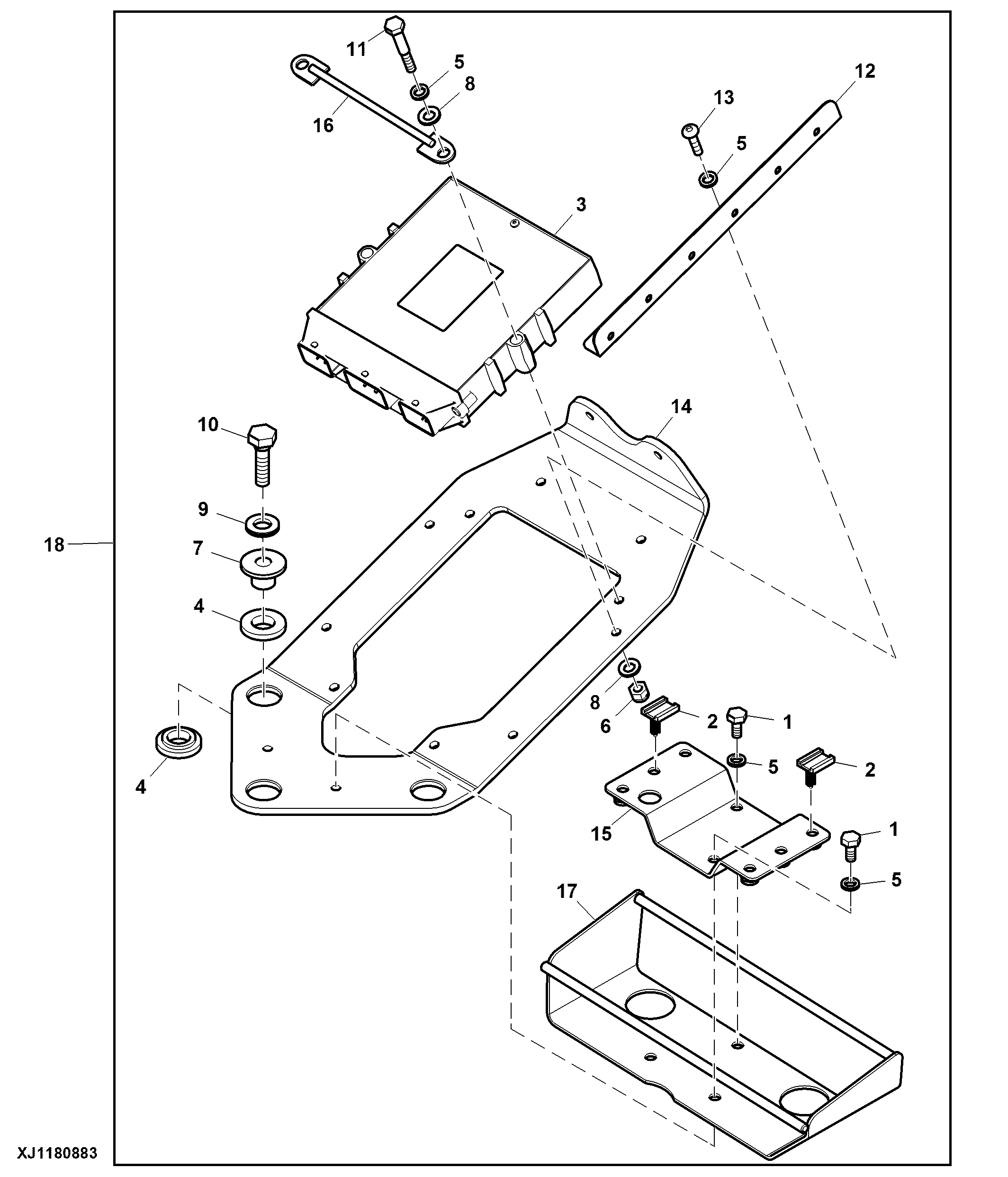 Head Module Box (TR100 Controller) (000300 - )