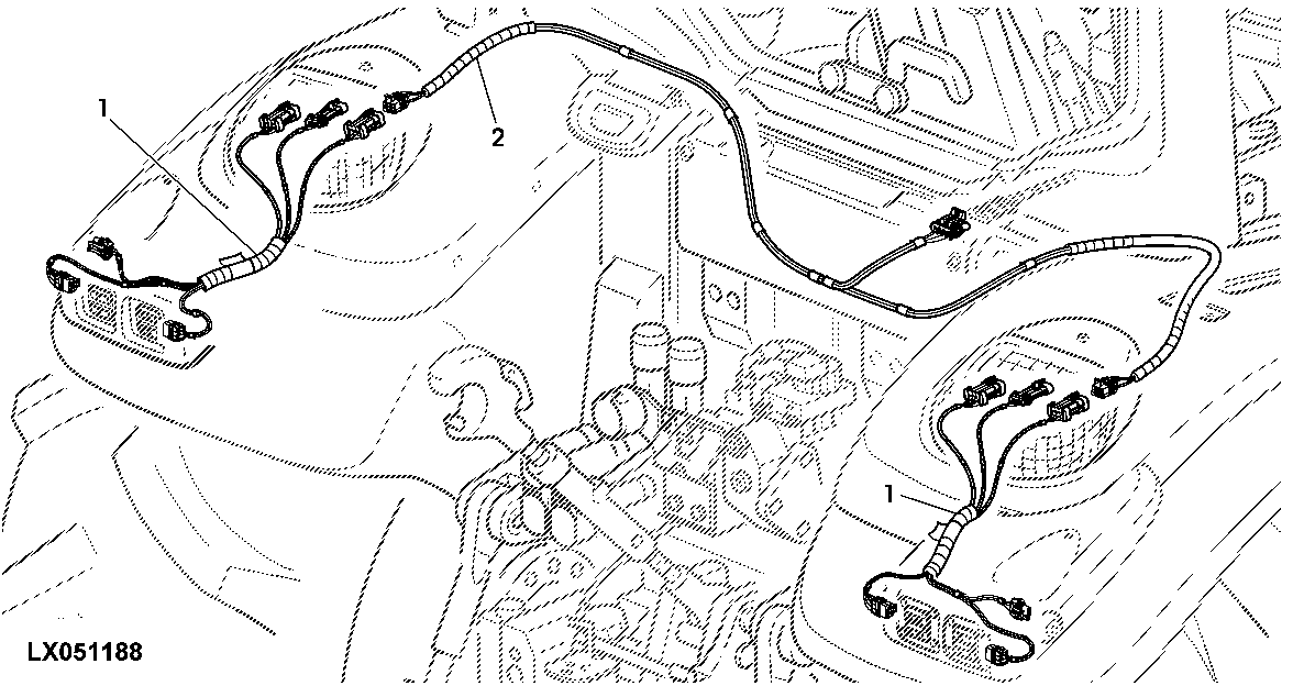 WIRING HARNESS, REMOTE CONTROL UNIT