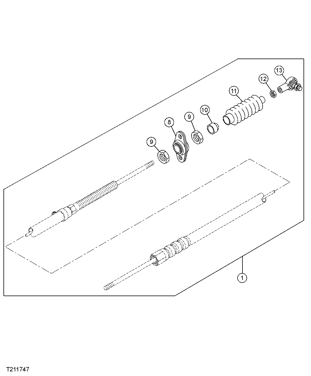 Engine Speed Control Cable Boot And Ball Joint