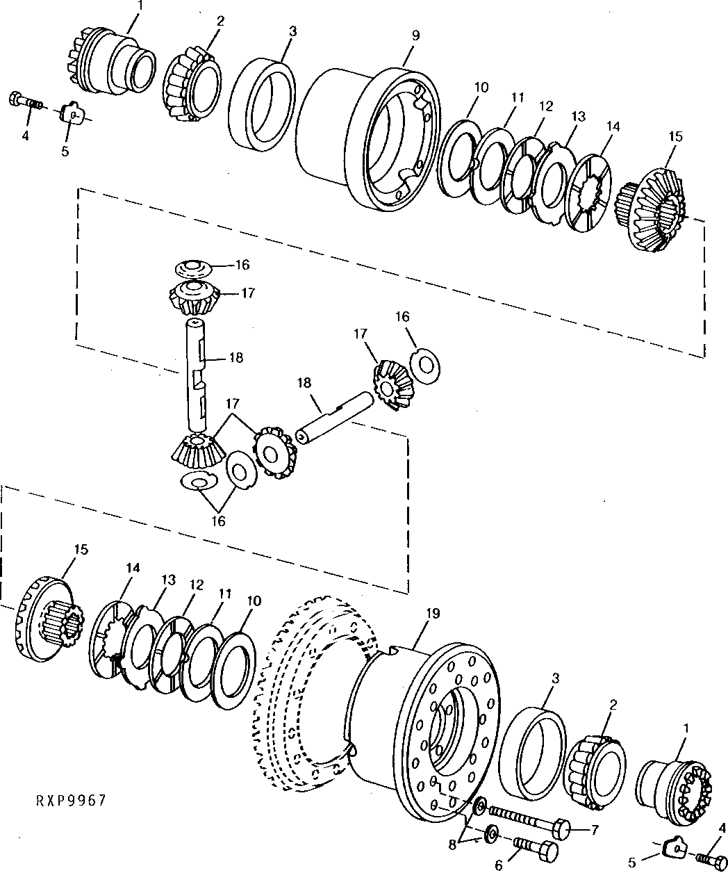 DIFFERENTIAL (MECHANICAL FRONT WHEEL DRIVE)