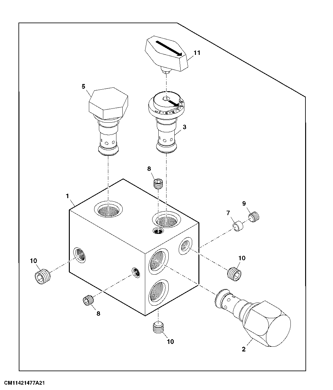 Valve, Speed Control, Elevator (Option 7010) ( - 090755)