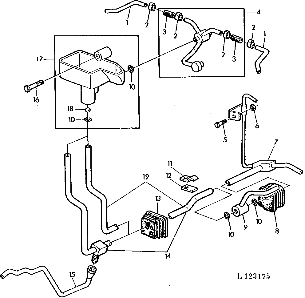 LUBRICATING LINES/OIL CUP (SYNCHRONIZED TRANSMISSION)