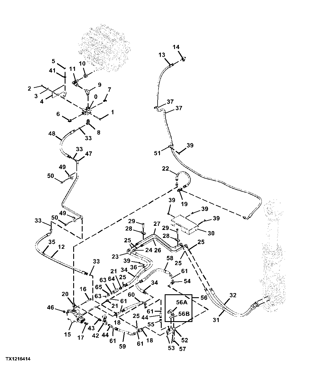 Counterweight Removal Device High Pressure Lines