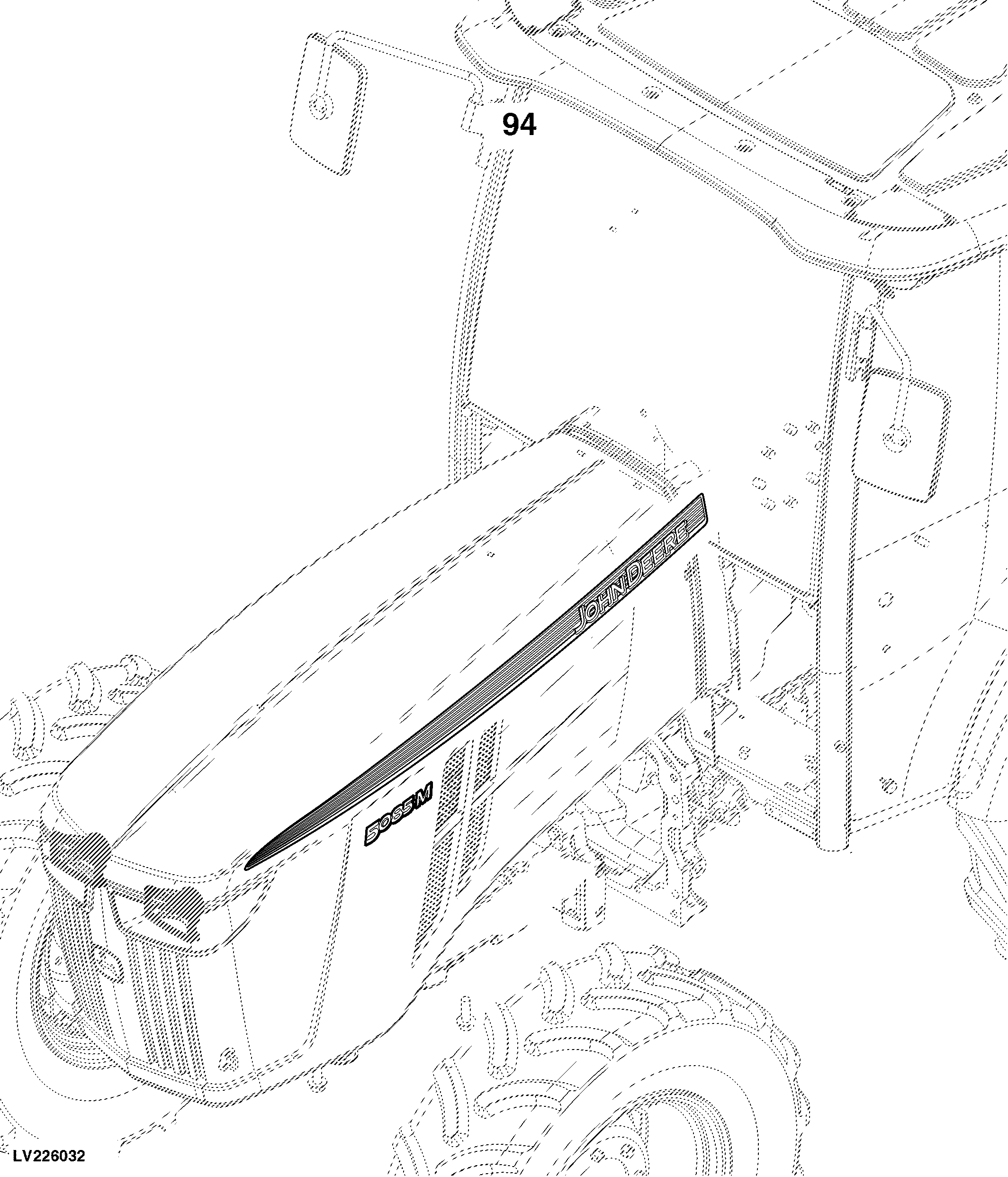 5085M Tractor (Engine 4045HLV72)(North America Edition)(FT4)