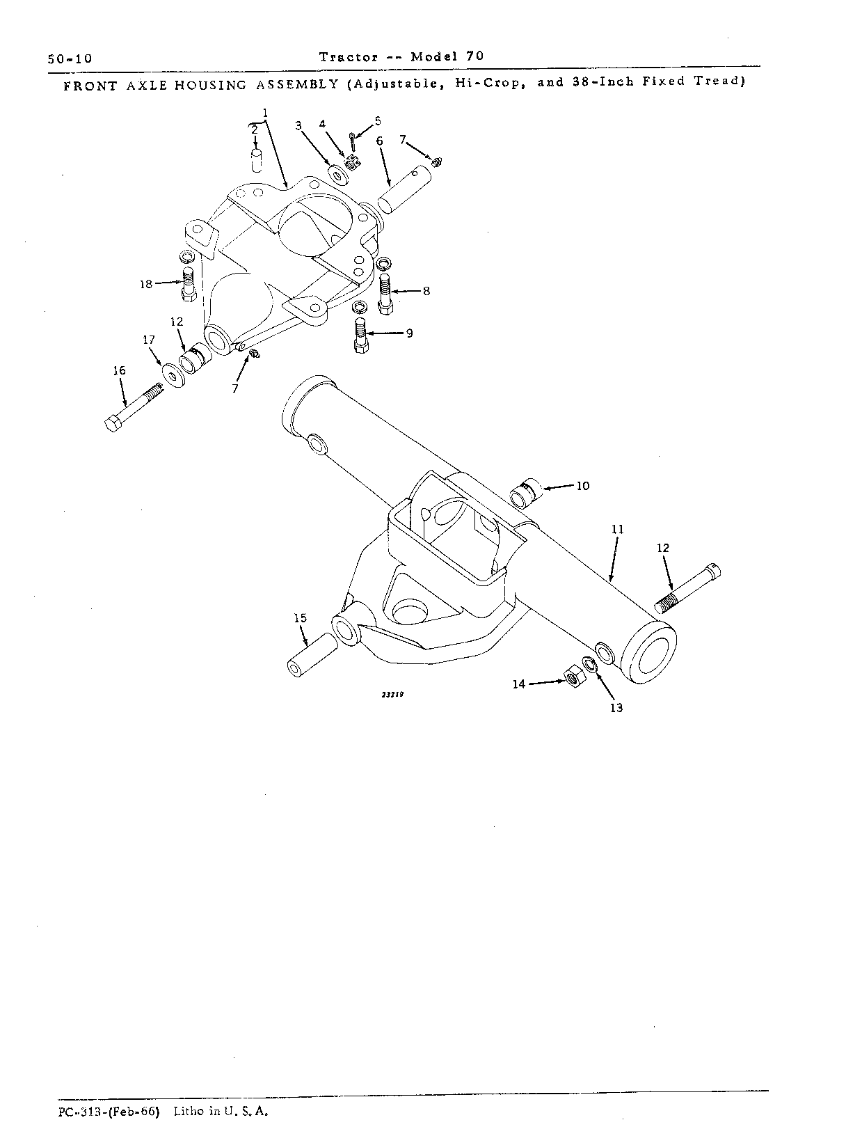 Section 50-Steering Mechanism, Front End Equipment and Rear Wheels (Continued)