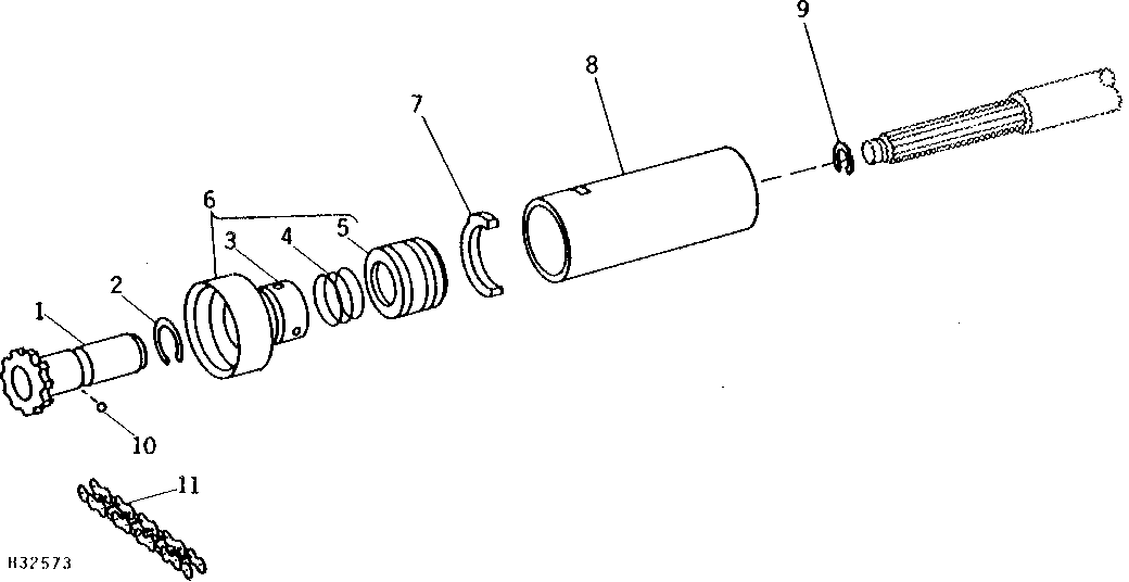 QUIK-TATCH™ COUPLER AND SHIELD (LONG) (LEFT-HAND SIDE)