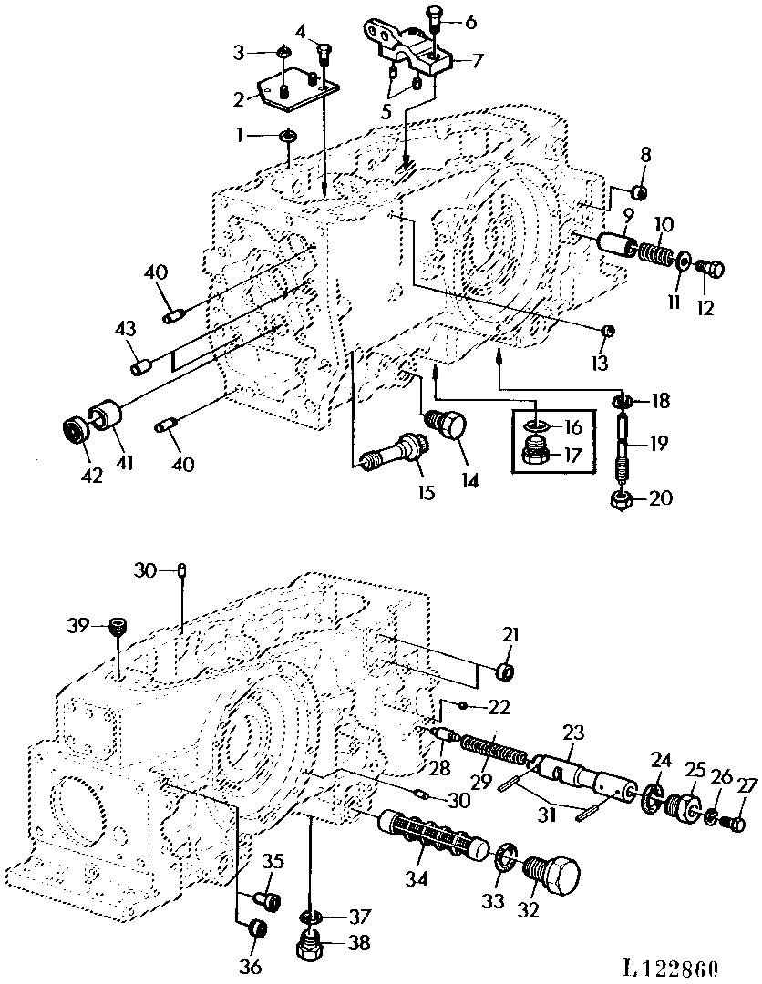 TRANSMISSION CASE (WITH INCREASED LIFTING CAPACITY)