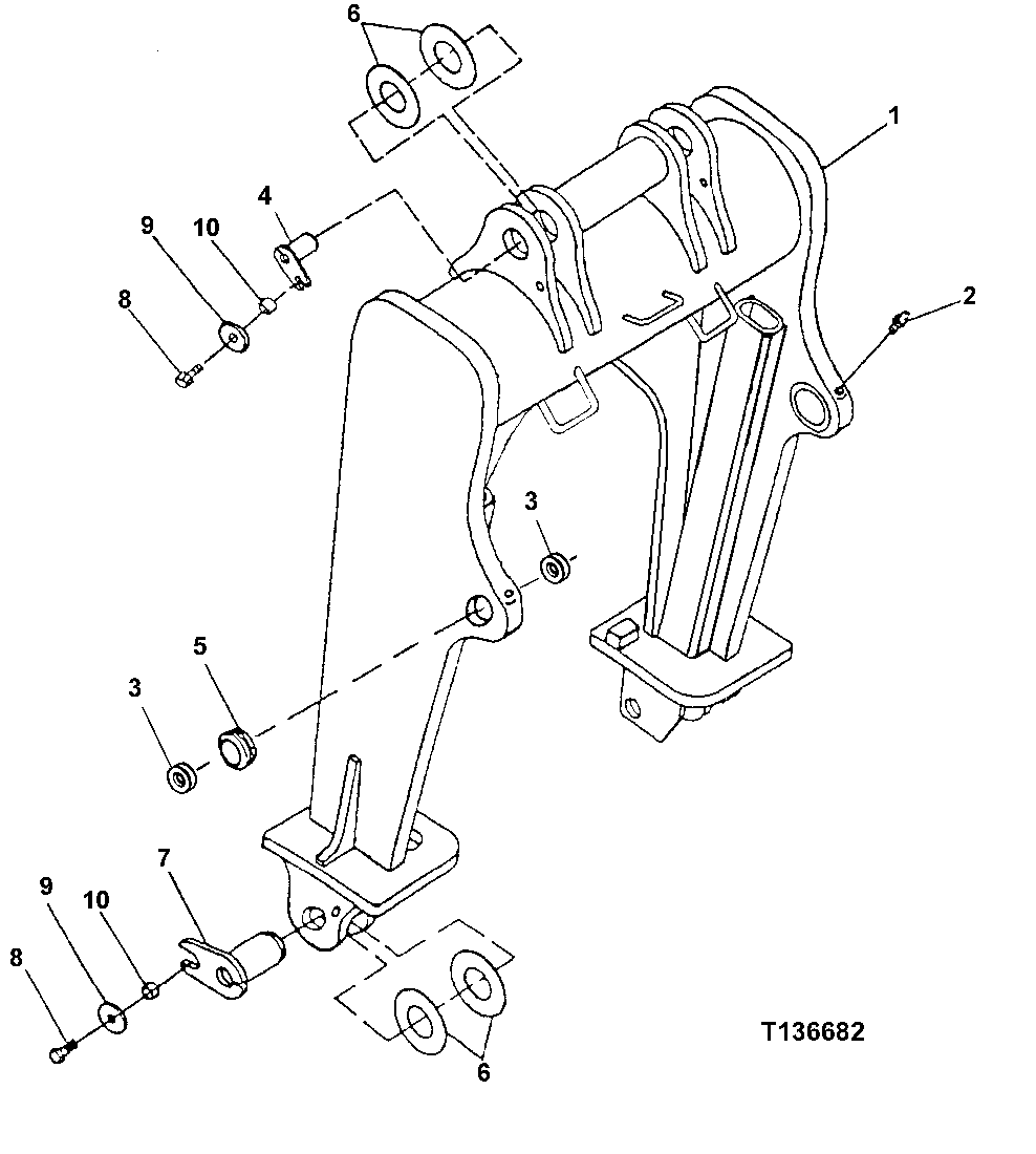 DUAL FUNCTION ARCH (GRAPPLE) (WITHOUT WINCH OPTION)