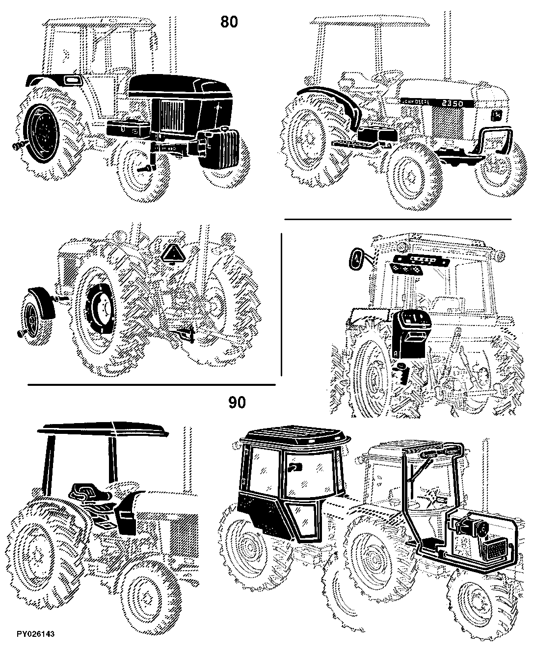 2350 and 2550 Tractors (North America Edition)