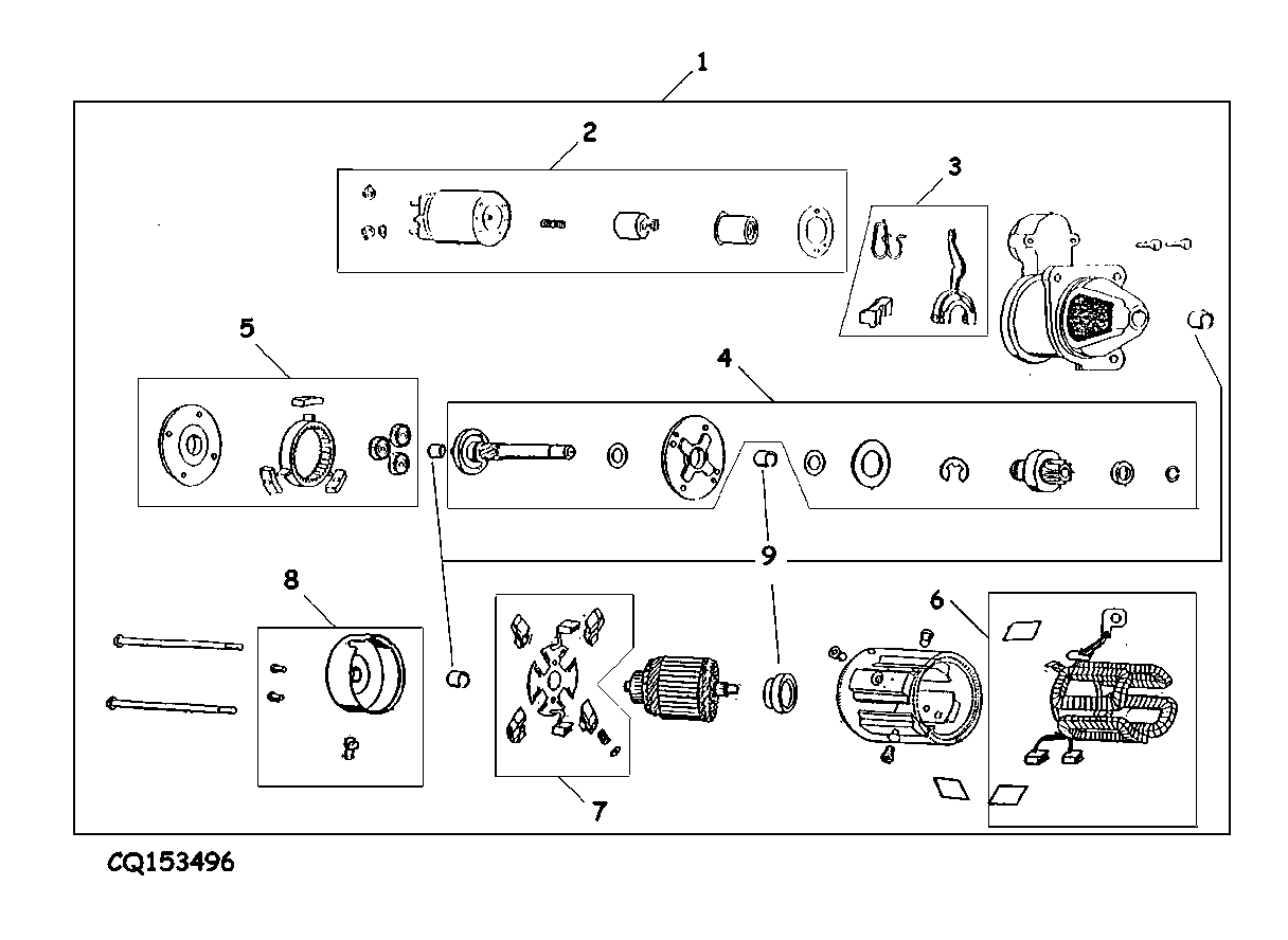 MOTOR DE PARTIDA (COMPONENTES) - PRESTOLITE