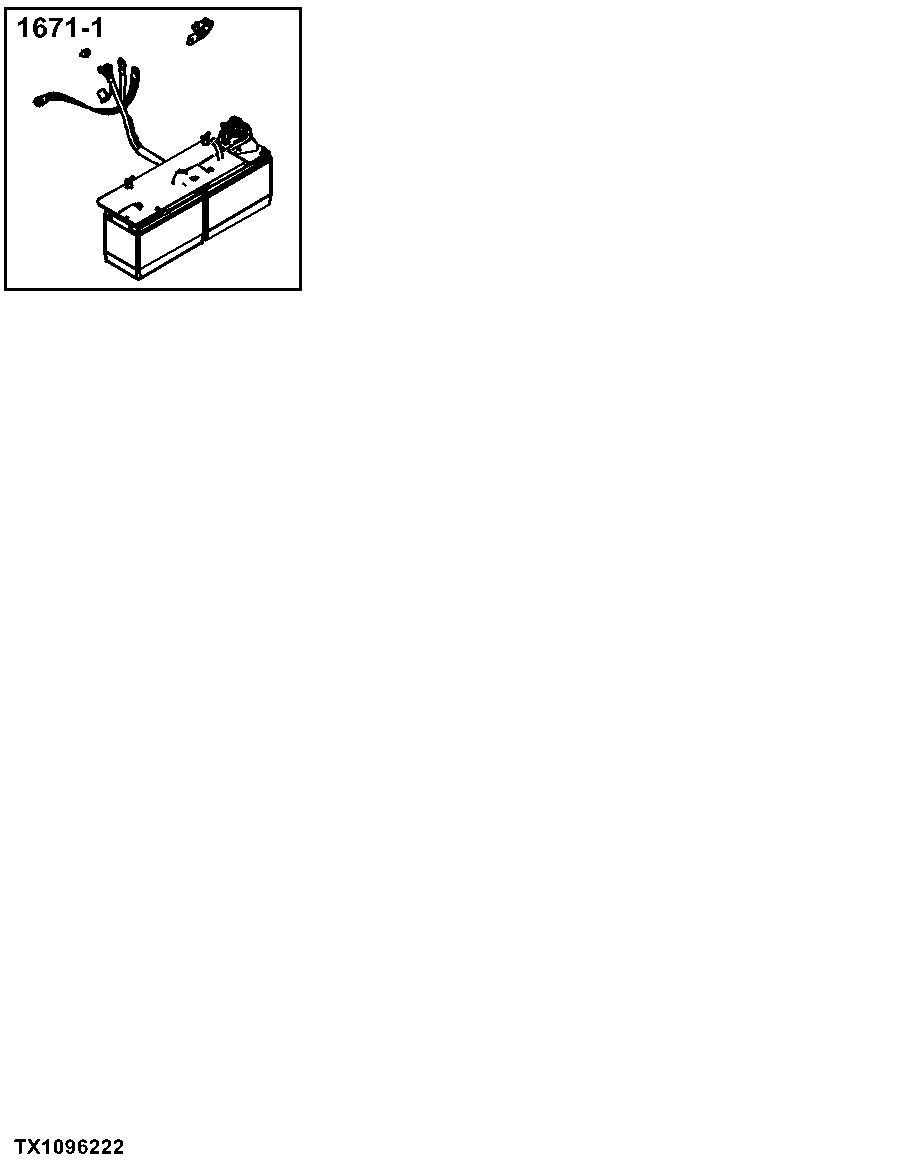 1671 Batteries, Support & Cables