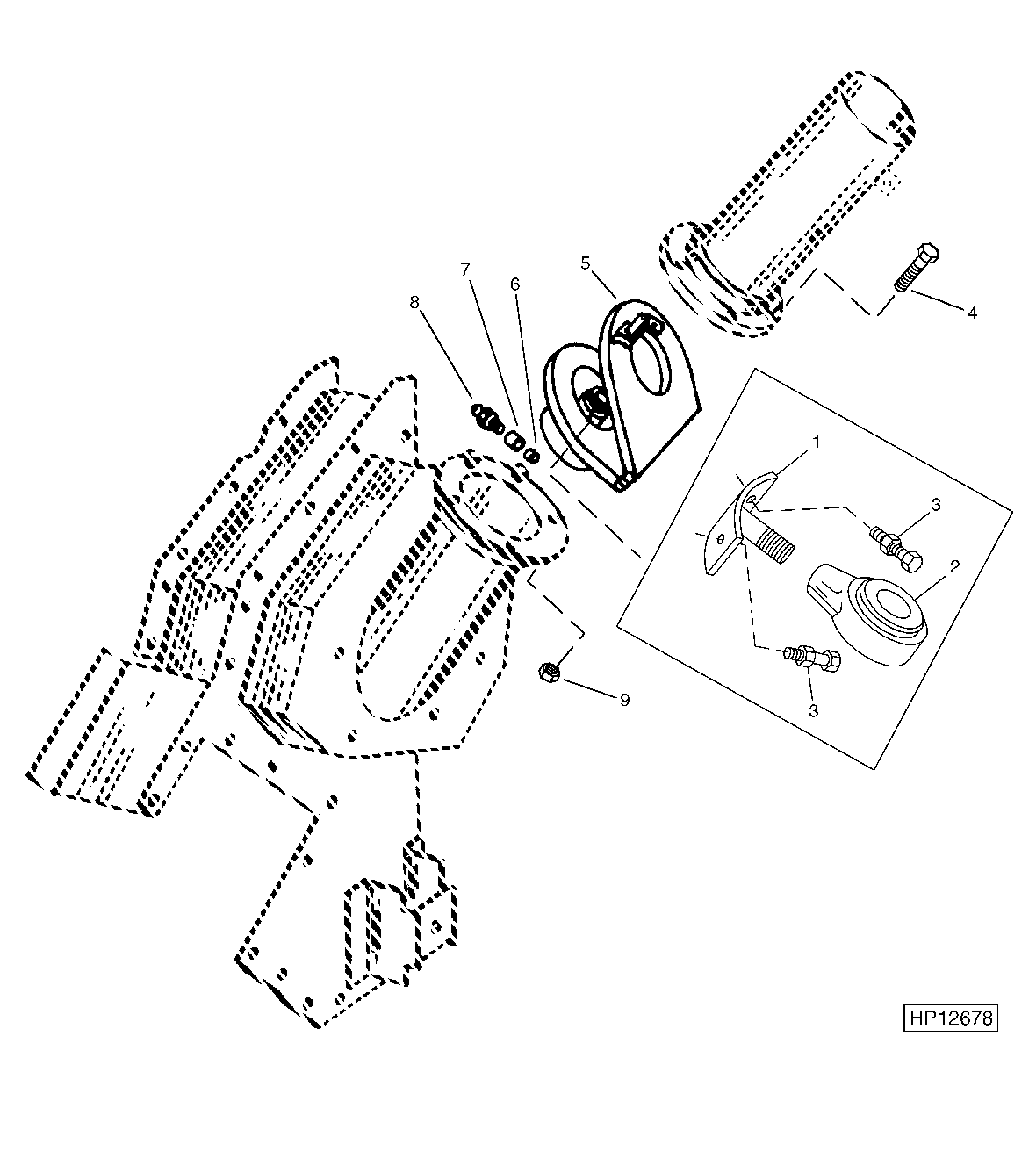 FOLDING UPPER CLEAN GRAIN LOADING AUGER HOUSING