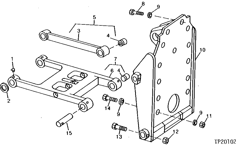 FRONT MOUNTED EQUIPMENT LINKAGE AND SUPPORT