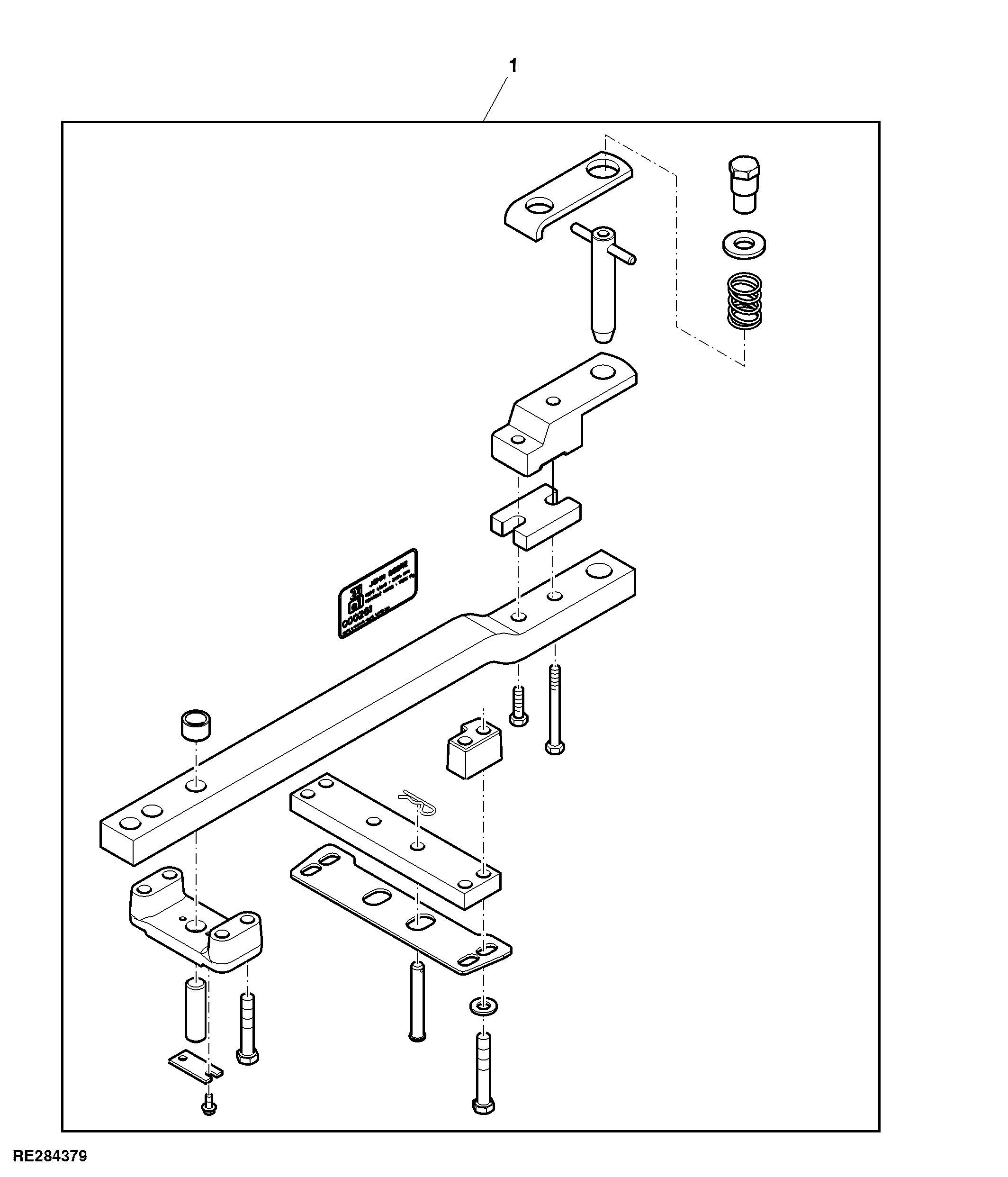 Attachment, Drawbar, Category II