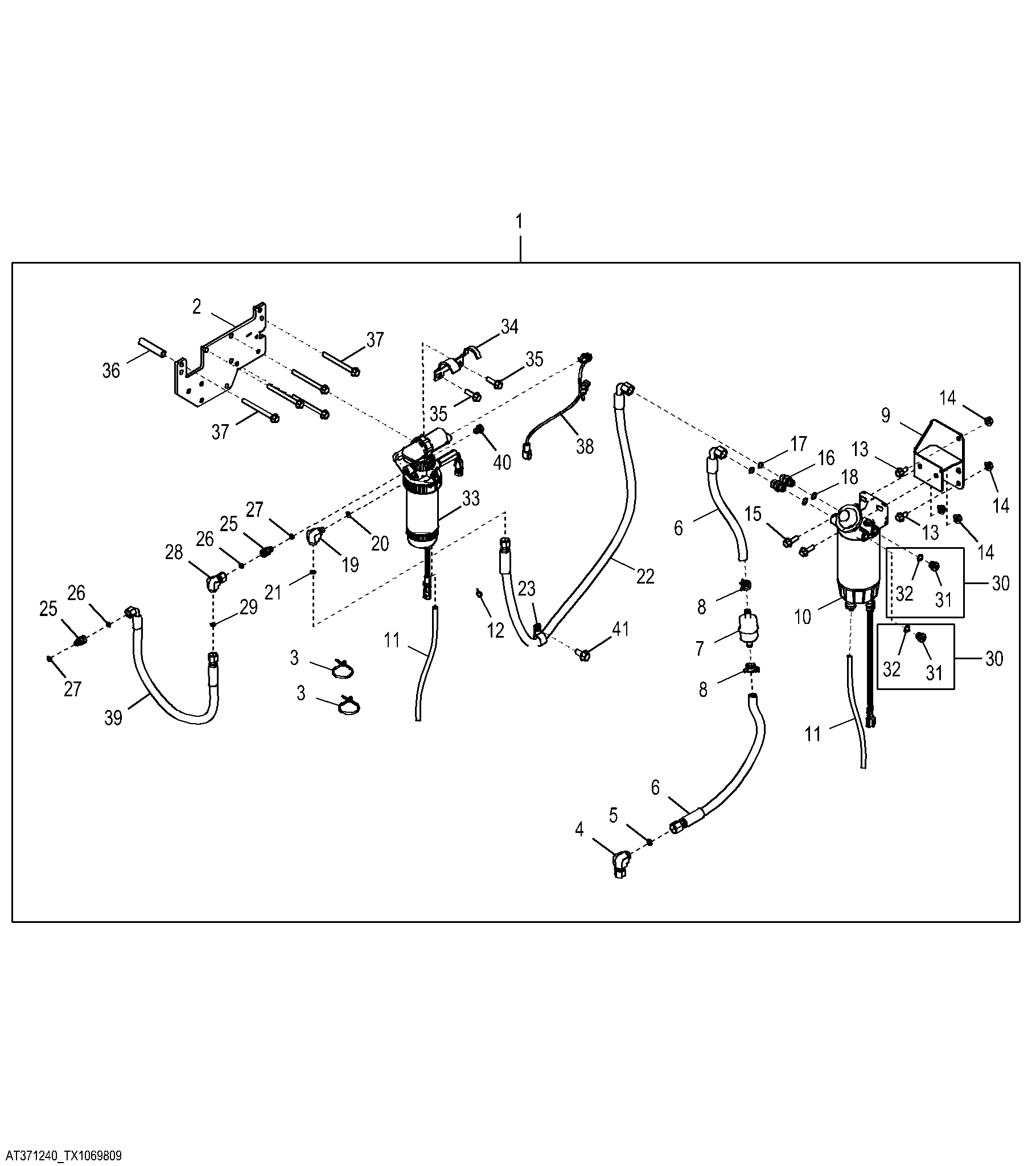 Severe Duty Fuel Filter and Water Separator Kit