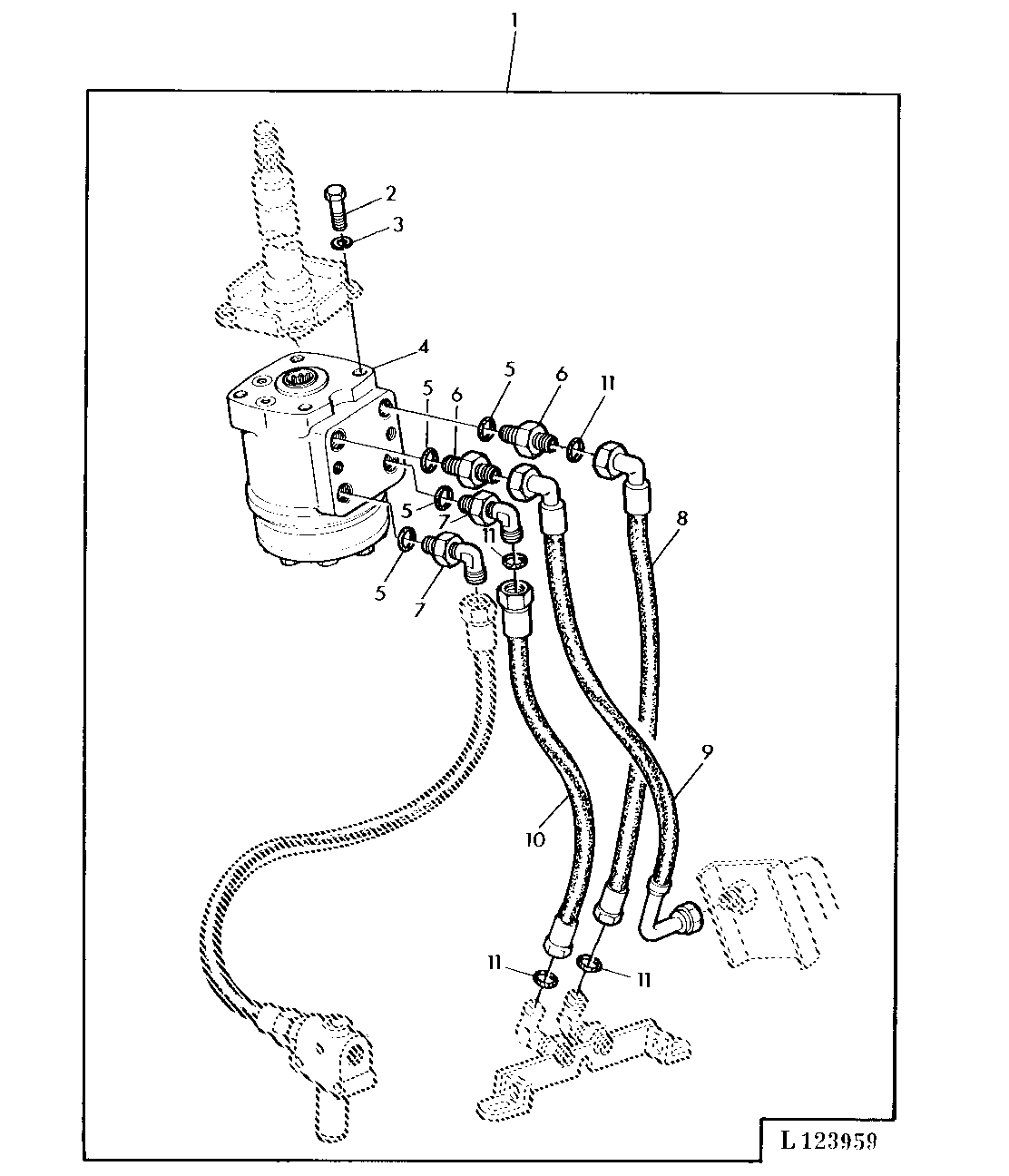 Conversion Kit For Steering Unit Front (APL 345)
