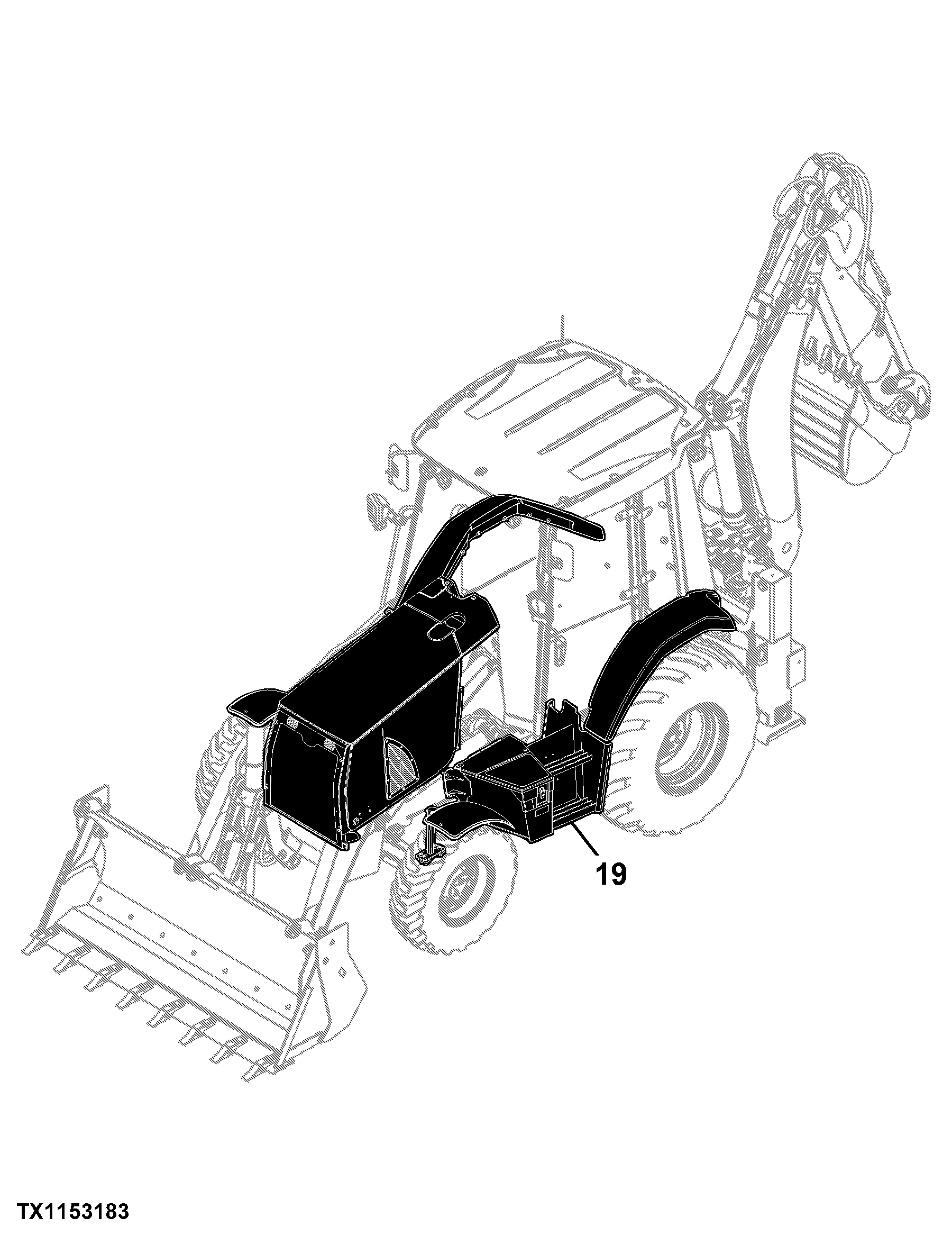 325K Backhoe Loader (PIN: 1T0325KX_ _C219607 - C234969)(Engine 4045TT096)