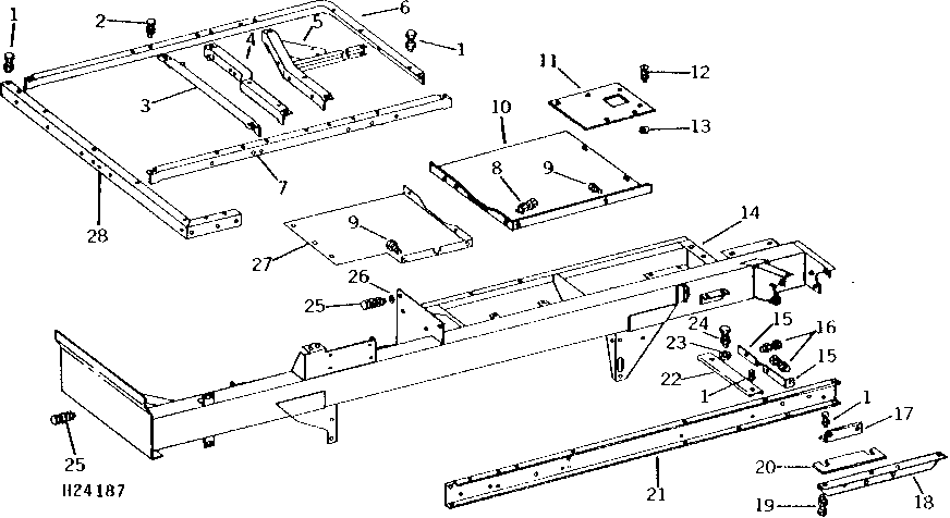 ENGINE AND OPERATOR'S PLATFORM ANGLES AND SUPPORTS (163501 - )