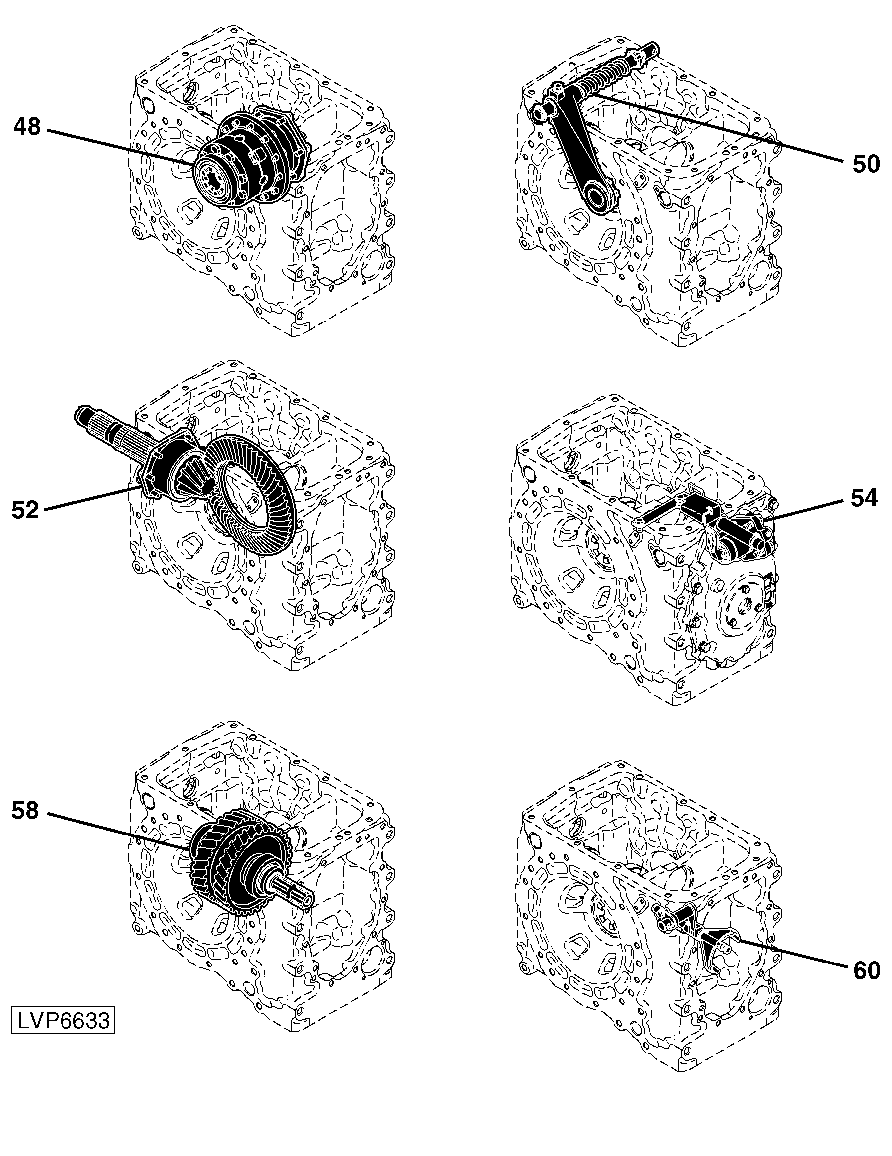 520 Powerreverser Transmission (P/R) With Electro-Hydraulic (EH) Hi/Low Tractor