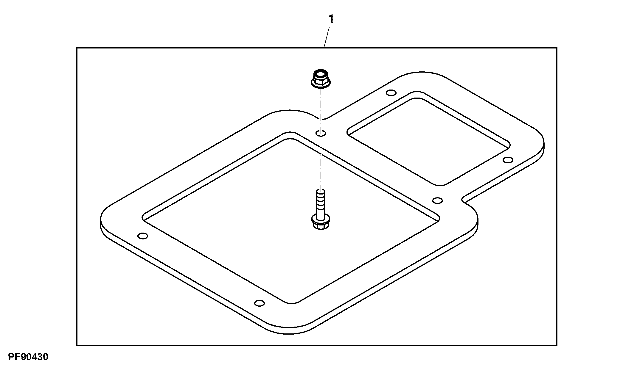 Attachment, GreenStar™ Dual Display Bracket