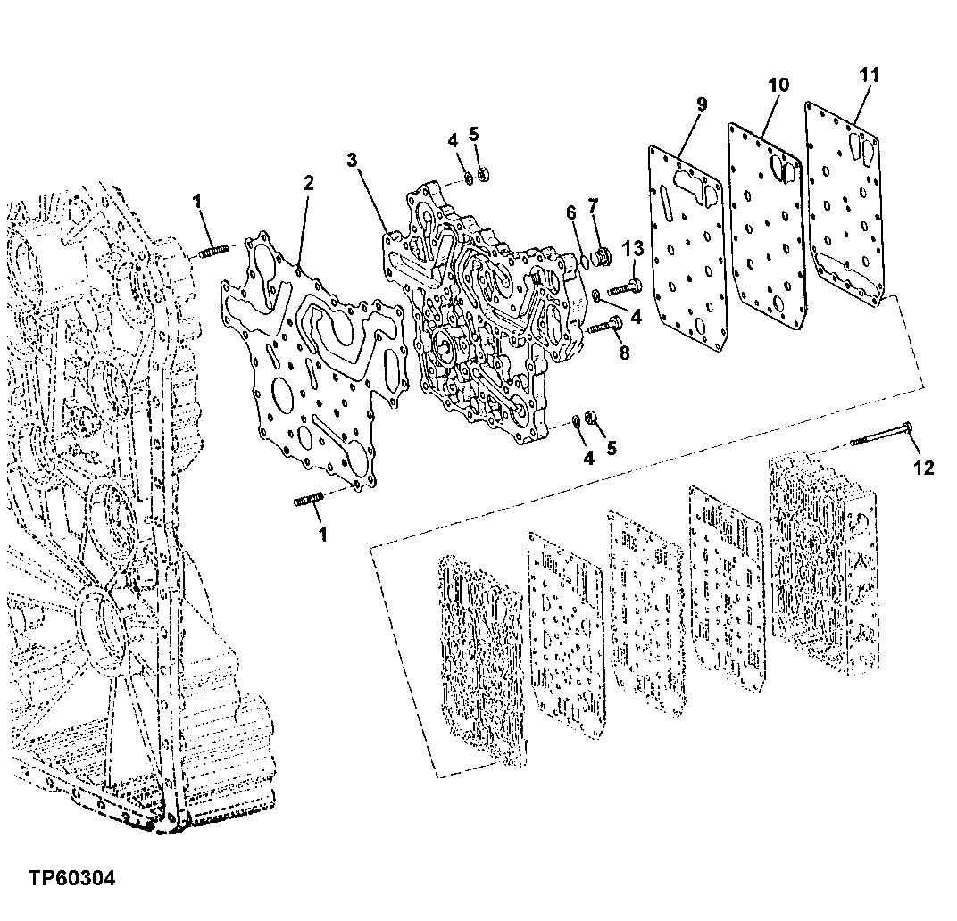 Gearshift System (Control Valve Manifold and Gaskets)