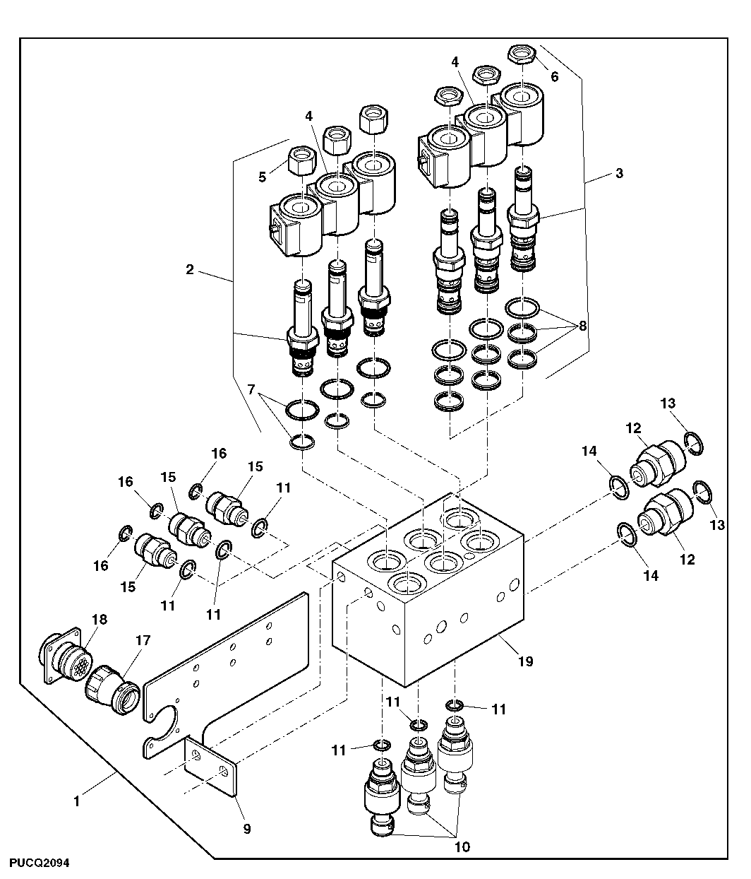 HYDRAULIC COMMAND CONTROL VALVE ( - 090431)