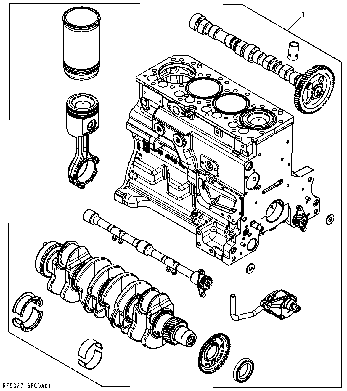 9901 Short Block Assembly