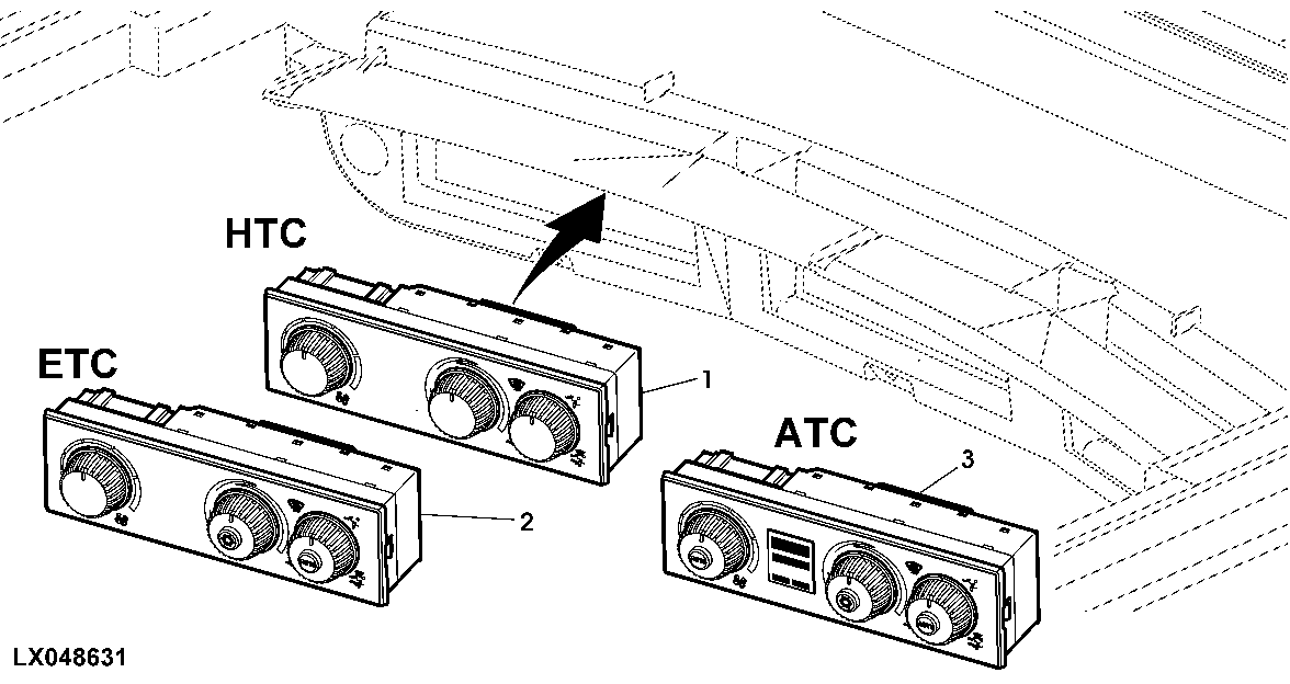 CONTROL UNIT FOR HEATING / AIR-CONDITIONING / CLIMATRAK