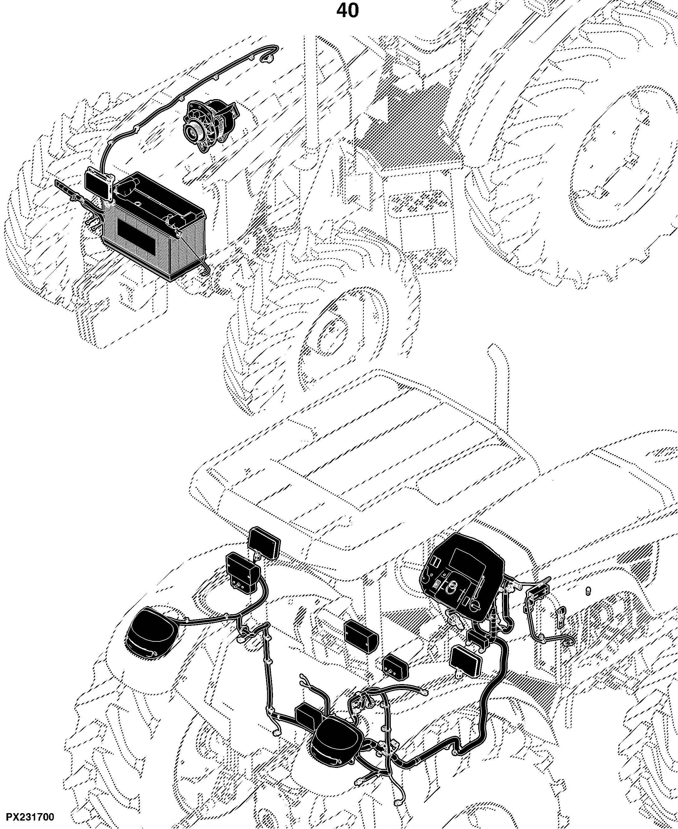 6110D (Tier 0) Tractor (S.N. -059999)(S.N. 060000- )(Worldwide Edition)