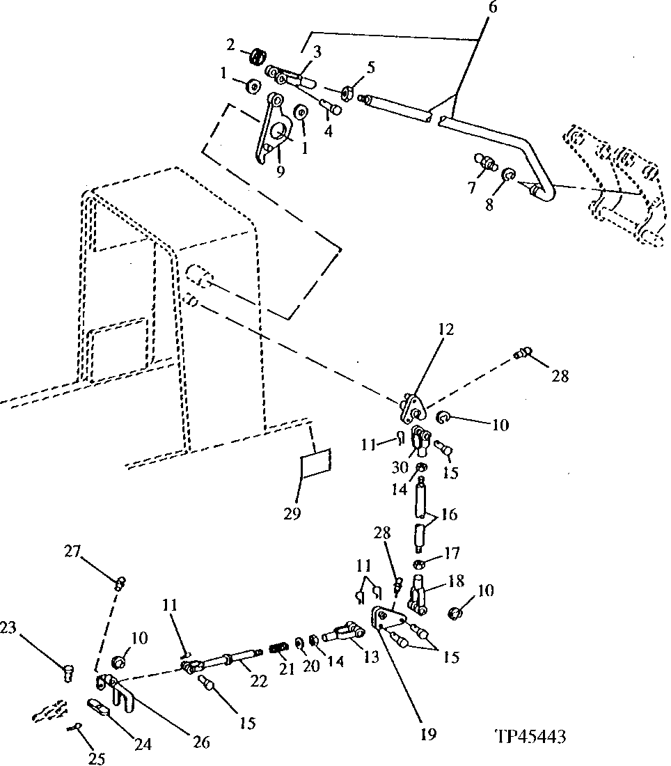 Bucket Leveling and Return-to-Dig Linkage ( - 801199)